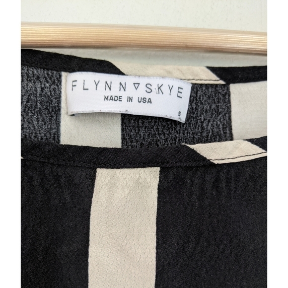 Flynn Skye Tan and Black Striped Festival Top - Picture 6 of 6